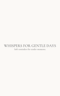 Whispers for Gentle Days | Printable Soul Truth Cards